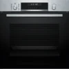 תנור אפייה בנוי BOSCH בוש ברוחב 60 ס"מ צבע נירוסטה כולל AirFry ופירוליזה | SERIES 6 | HBG578ES3