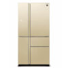 מקרר שארפ 5 דלתות בנפח 668 ליטר דגם SHARP SJ-R9730 | זכוכית גוון שמפניה