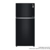 מקרר מקפיא עליון 2 דלתות 506 ליטר LG GR-M6781BU | Linear Inverter, Hygiene Fresh ו-Door Cooling | זכוכית שחורה