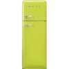 מקרר מקפיא עליון רטרו 294 ליטר SMEG סמג דגם FAB30RLI6 | 50's Retro Style | מדחס אינוורטר | ירוק ליים | צירים מימין