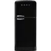 מקרר מקפיא עליון רטרו 524 ליטר SMEG סמג דגם FAB50RBL | Total No Frost | 50's Retro Style | שחור