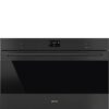 תנור בנוי 90 ס"מ פירוליטי SMEG סמג דגם SFP9302TN | 115 ליטר, Air Fry ומצב שבת | Classica | שחור מט
