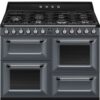תנור משולב כיריים גז 110 ס"מ SMEG סמג דגם TR4110GR | 3 תאי אפייה ו-7 מבערים | Victoria | אפור צפחה