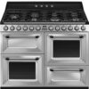 תנור משולב כיריים גז 110 ס"מ SMEG סמג דגם TR4110X | 3 תאי אפייה ו-7 מבערים | Victoria | נירוסטה
