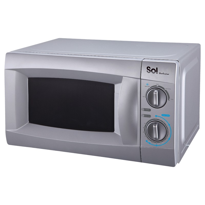 מיקרוגל מכני 20 ליטר SOL SL-7820 700W אפור מטאלי