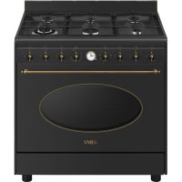 SMEG CO96GMAN תנור משולב כיריים גז 90 ס"מ Colonial אנתרציט